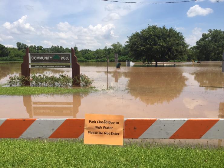 flooding in Rosenberg, TX