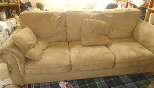 The infamous, heavy couch