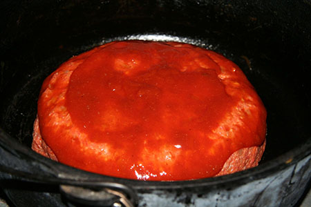 Dutch Oven Meatloaf